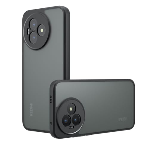 Cover Compatibile con Xiaomi Redmi K80 Ultra Anti Ingiallimento Antiurto PC Smerigliato Anti-impronta con K80 Custodia tpu nero