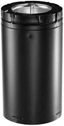 DuraVent 46DVA-24TAB 4 x 6-5/8 Inner Diameter - DirectVent Pro Direct Vent Pip, Black