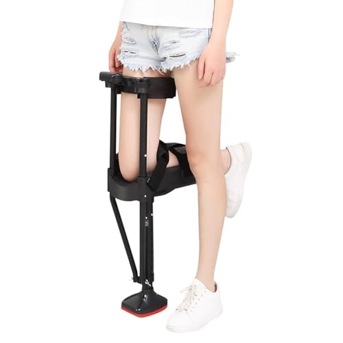 Béquille de jambe anti-écrémage médicale réglable à 180°