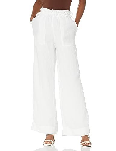 Club Monaco Women's Linen Side Tie Pant