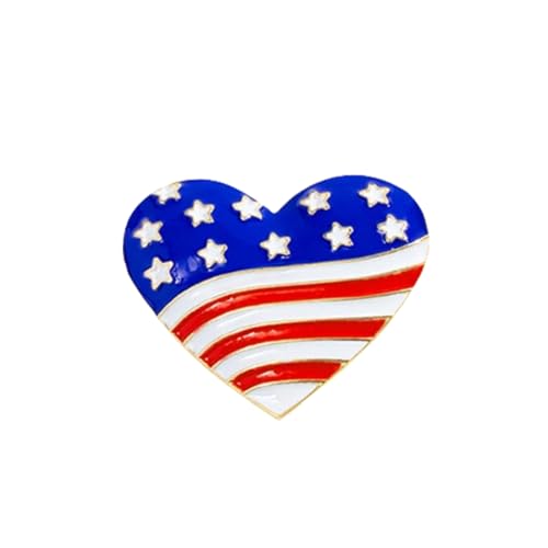 Image of USA Flag Brooch Pin Souvenir for United States of 2026 Veteran's Day Pin Patriotic Accessories Independence Day Decor Gifts for Sister