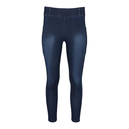 Equine Couture Ladies Denim Full Seat Silicon Tights Phone