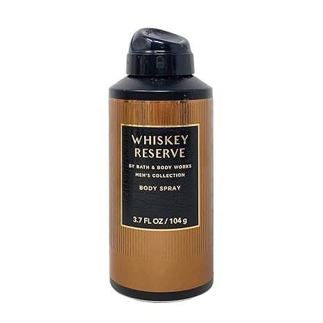 Bath and Body Men's Collection Whiskey Reserve, body spry, deo pack of 1
