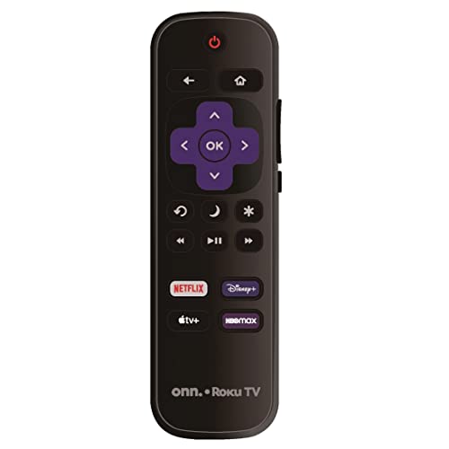 Image of OEM Replacement Remote Control Compatible with All ONN. Roku TV Smart 4K Ultra HDTV 【Not for Roku Stick and Roku Box】 (Netflix /Disney Plus /Apple TV+ /HBO Max)