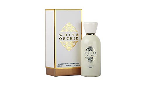 White Orchid Luxury Oud Perfume for Men & Women l Oud Leather Amber Scent l Long Lasting l Premium Arabic Fragrance for Man & Woman l Made in Dubai