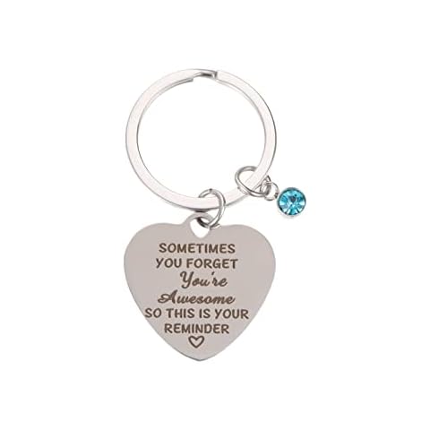 Inspirational Keyring Gifts Women Ladies Girls Leaving Gifts for Colleagues,Her,Mum,Coworkers, Girlfriend, Wife,Friend, Daughter,Xmas,Birthday ,Valentine's Day-Sometimes You Forget You are Awesome Cover