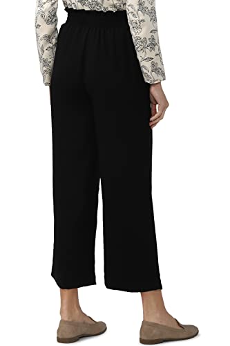 Image of Van Heusen Women's Relaxed Fit High Rise Relaxed Formal Elastic Waist Paperbag Pants