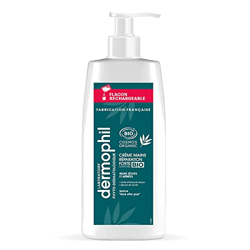 Dermophil Indien Crème Mains Réparation Forte Bio 200 ml