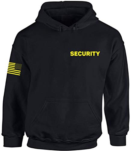Awkward Styles Security Hooded Sweatshirt Security Hoodie With Flag On Sleeve Security 9 5Xl #TOP22