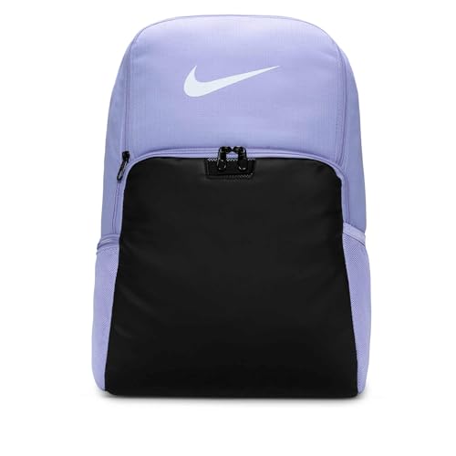 Nike, Unisex, Brasilia 9.5 Training Backpack (Extra Large, 30L), Lilac Ice/Black/White, One-Size