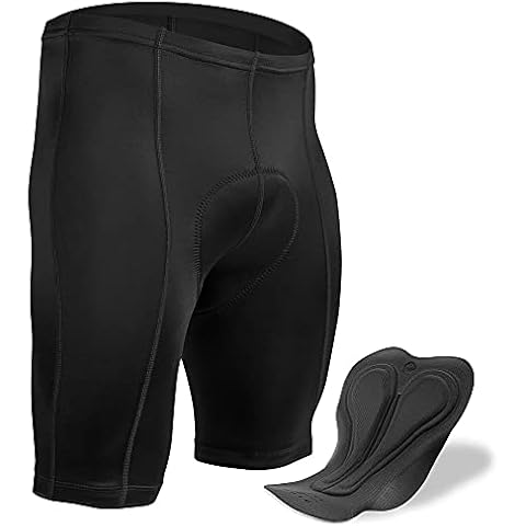 AERO|TECH|DESIGNS | Men's Century Padded Cycling Shorts | Standard Inseam | Large | Black Cover