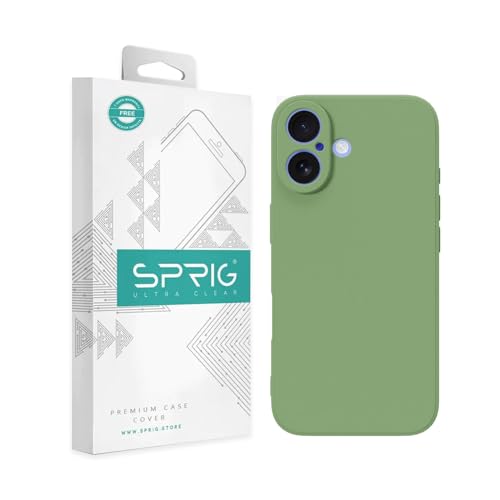 Image of SPRIG Compatible with iPhone 16 Premium FlexTone (TPU) Back Cover Drop Tested Shock Proof Mobile Case for Men, Women, Boys and Girls with Camera Protection (Mint Green)