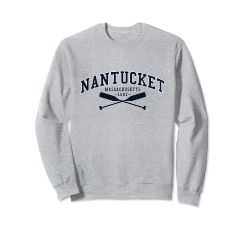 Nantucket Massachusetts Cape Cod Vintage Bateau Sweatshirt