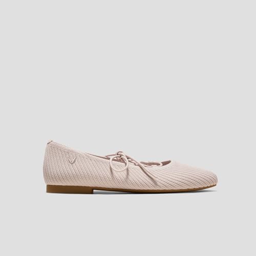 Image of VIVAIA Miley Women's Mary Jane Flats Shoe with Stylish 3 Laces Comfortable Square Toe Ballet Flats for Women Daily Outfit