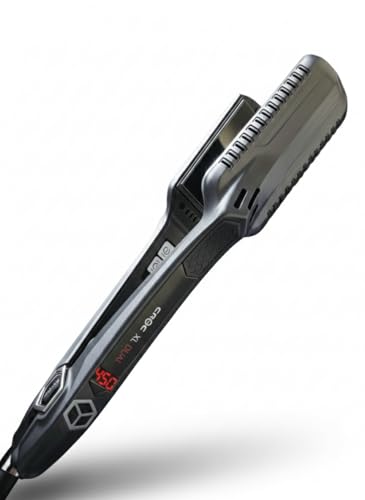 Croc XL Dual Infrared Hair Straightener with Nano Black Titanium Plates, 1.75 Inch