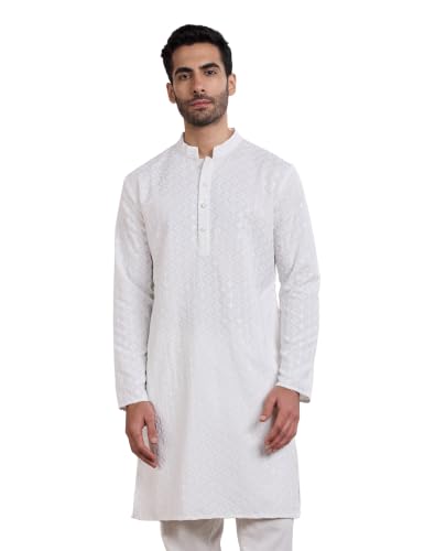 Image of Symbol Premium Men's Embroidery Sequined Long Kurta