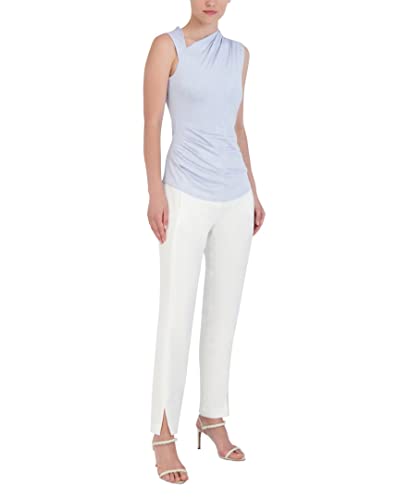 Image of BCBGMAXAZRIA Women's Asymmetrical Neck Sleevless Knit Top