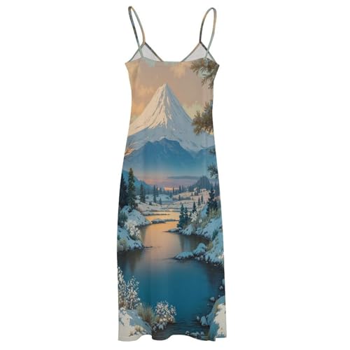 Robe Longue Femme Boho Maxi Ample Fluide Grande Taille Imprimée - 5