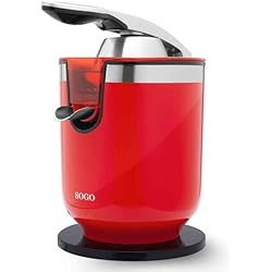 Sogo Exprimidor Sogo Exprimidor eléctrico de zumo de granada y cítricos con 2 conos y palanca | automático | potente y silencioso | 0,6 Litros | 300w | Rojo (SS-5280)