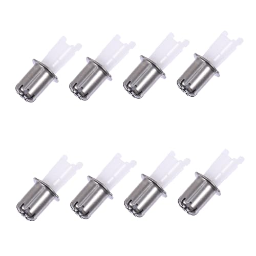 HONMEET Electric Nose Hair Trimmer Head Replacement 8pcs Set for Fast and Comfortable Hair Removal