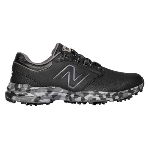 Image of New Balance Men's Brighton Golf Shoe, 8 D, Black Multi