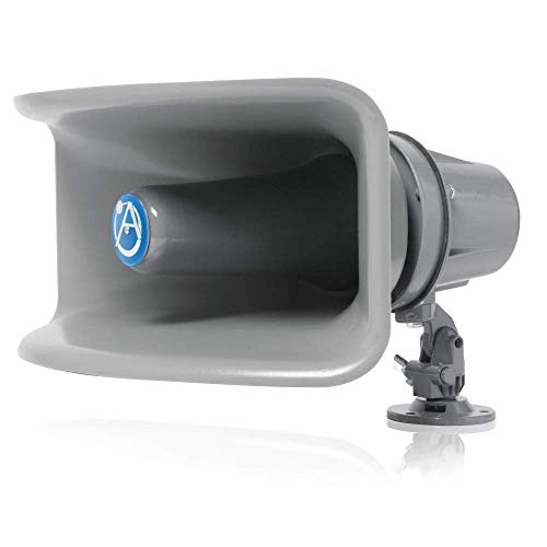 AtlasIED Wide Angle Horn Speaker with 30-Watt 25V/70V/100V Transformer