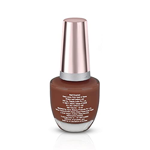 Image of Glossy Nail Lacquer (15ml) I High Shine, 7 Days Long Stay, Chip Resistant, Quick Drying Nail Colour I Vegan & Non-Alcoholic (Creamsicle Punch)