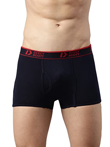 Image of Dixcy Scott Originals Swish Trunk | Short Trunks for Men | 100% Combed Cotton | Soft, Sweat-Absorbent Waistband | C-Open Front Men's Underwear | Elasticated Leg Grip Innerwear for Man | Pack of 1