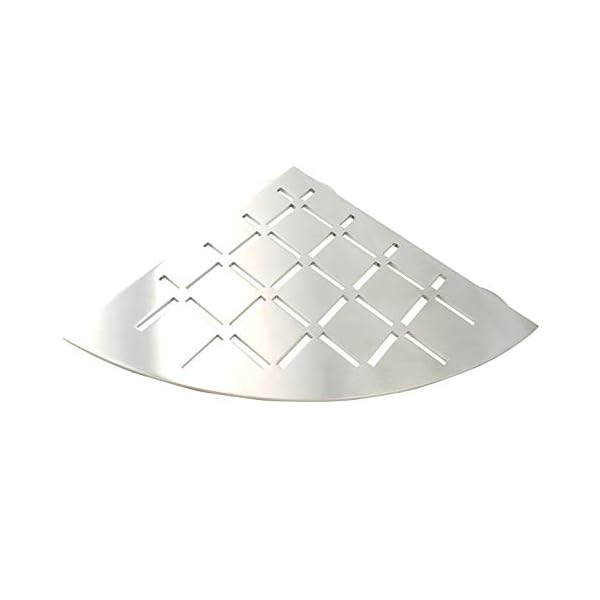 FROSCH Stainless Steel Shower Shelf, Corner - Quadrant (Brushed) - Image 3