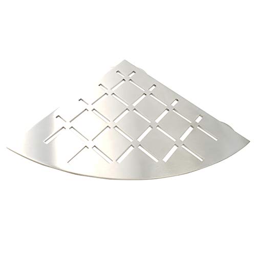 Étagère de douche d'angle anti-rouille en acier brossé pour angle de mur - 4