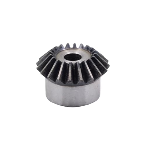 Bevel Gear Pinion Hardware Mechanical 2.5M Bevel Gear 15 16 17 18 19 20 21 22 23 24 25 26Teeth 90 Degrees Meshing Angle Metal Drive Gear Steel(20 Teeth)