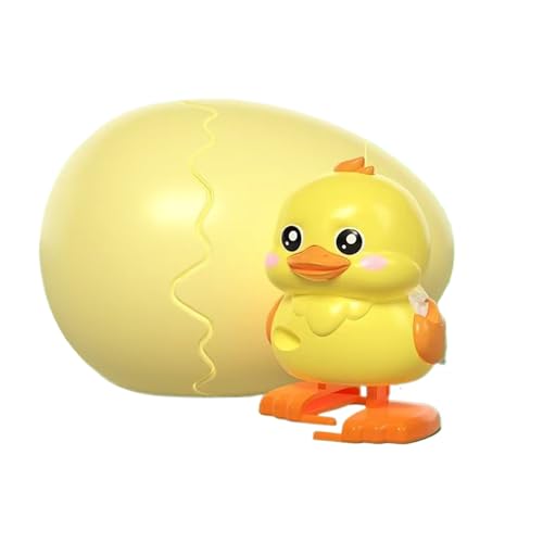 クリエイティブな動物のゼンマイおもちゃ - かわいい小さな黄色いアヒルのお土産 9.5x6.8x6.5cm |ゼンマイおもちゃ ウォーキング ジャンプ 動物 赤ちゃん 幼児 未就学児 幼稚園 リビングルーム 寝室 研究室 教室用