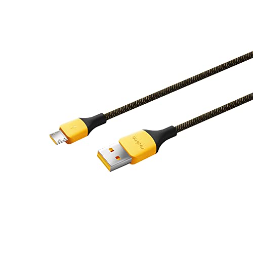 Image of realme 10W Fast Charging Micro-USB Cable (Braided, Black)