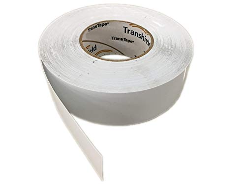 Image of TRANSHIELD Tape Multi-Purpose (White) Aggressive Adhesive, Strong, Waterproof, Industrial Grade (4 inch x 80 yds)