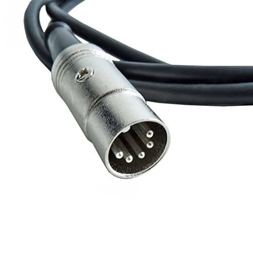 Câble MIDI mâle avec connecteurs robustes de 2 mètres pack double keepdrum - 2