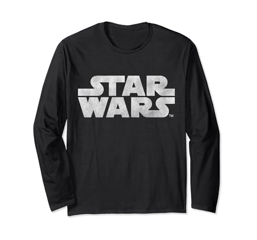 T-shirt Star Wars long sleeve tee vintage graphique noir à manches longues pour homme et femme