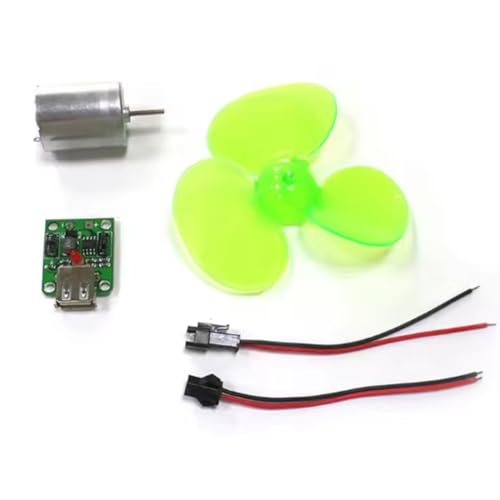 Hipzeepo Generador de Energía Eólica Portátil, Turbina, Motor, Alternador, Autogeneración, Cargador de Teléfono de Emergencia, Experimento de Física.