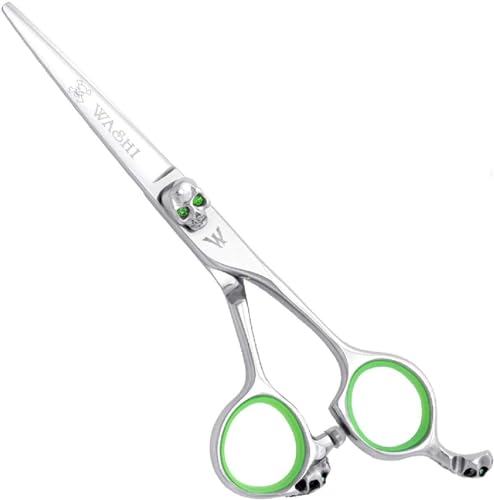 Generic Washi Beauty - Green Skull Shear 5.5”, Free Maintenance Kit Included