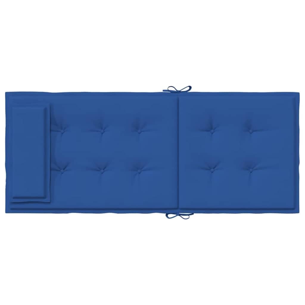 vidaXL Cuscini Sedia con Schienale Alto 6 pz Blu Reale Tessuto Oxford
