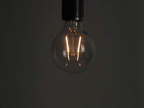 Bombillas de filamento industrial vintage Edison de bayoneta E27 ES (10 unidades), P - G80 Led 2w, B22 BAYONET CAP