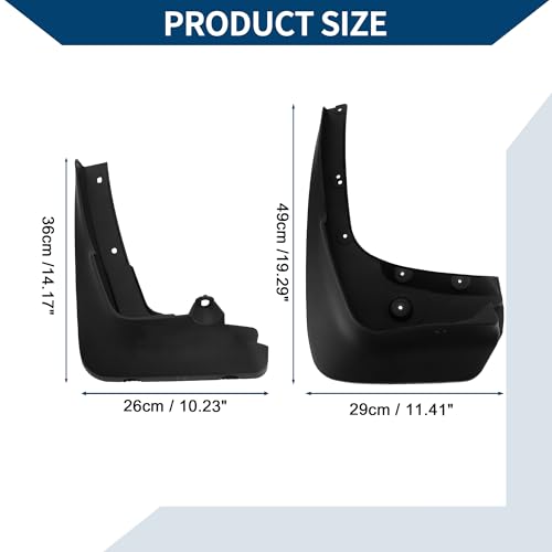 Image of Mud Flaps Splash Guards W /Mount Accessories for BMW X6 G06 2018-2019 Front and Rear Mud Guards 1 Set