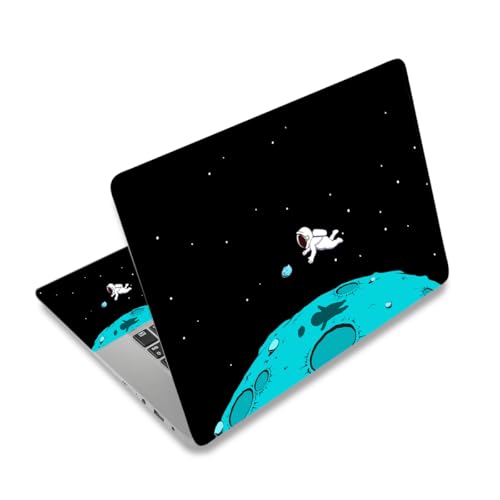 Laptop Skin Sticker Decal, 12" 13" 13.3" 14" 15" 15.4" 15.6" Laptop Vinyl Sticker Skin Cover Art Protector Notebook PC (2 Wrist Pad Skins Included), Decorative Waterproof Removable, Space Alien 2025 by ToLuLu - Used condition - US$11.83
