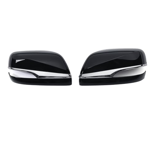 レクサス GX460 2010-2023 2022 バックミラーカバー交換 GX 460 外装アップグレード装飾修正アクセサリー(Black-style)