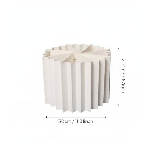 Piédestal présentoir gâteau blanc pliable solution gain de place buffet