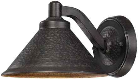 Minka Lavery The Great Outdoors 8101-A138-L Kirkham Outdoor LED Wall Mount, 1-Light, 10 Total Watts, 8.5-in H x 6-in W, Aspen Bronze