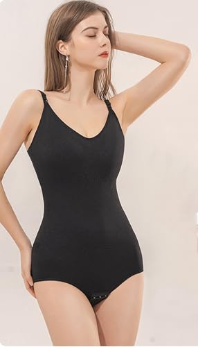 Image of Tummy Control Bodysuit for Women Seamless with Adjustable Straps Body Suit