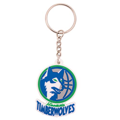 Desert Cactus Minnesota Timberwolves Keychain – Official National Basketball League Key Holder for Car Keys, Backpack, Lanyard – NBA Team Gift (PVC - Vintage A)