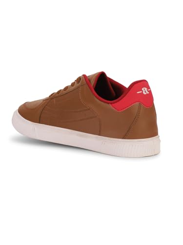 Image of Bata 8514 Aston E Casual Sneakers Brown Sport Shoes for Mens | Ideal for Everyday wear |Running| Walking | Regular wear Shoes |Urban Footwear.