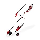Einhell Outil Multifonctions sans Fil GE-LM 36/4in1 Li-Solo Power X-Change (li-ION, 2X 18 V, Moteur sans Charbon Brushless, tête de Taille-Haies inclinable sur 7 Positions, sans Batterie ni Chargeur)