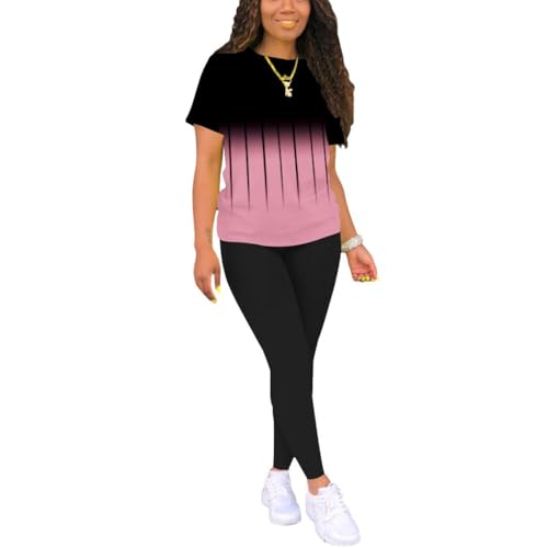 Image of Nimsruc Workout Sets For Women 2 Piece Outfits Sexy Summer Sweatsuits Jogging Suits Casual Bodycon Tracksuits